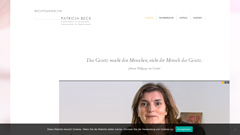 Détails : Rechtsanwältin Patricia Beck in Stuttgart