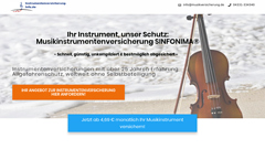 Sinfonima Musikinstrumentenversicherung