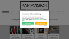 Détails : Kamavision - Lasergravur - Laserbeschriftung - Schilder