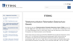 Détails : TTDSG-Gesetz